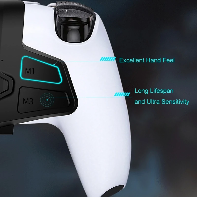 Ps5 Freesyncps5 Controller Back Button Attachment With Turbo & Macro  Functions