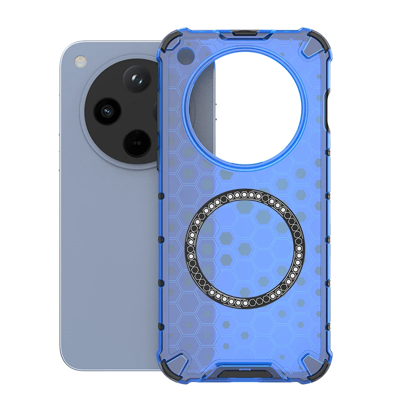 Enhanced Magnetic Ring Phone Case with Lens Protection and Shockproof Coverage