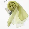 160*50cm Gradient Fashion Chiffon Scarf Women's Long Wraps and Shawls Lady Spring Autumn Scarves Bandana Hijab Stoles 3