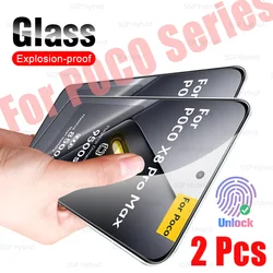 Premium Tempered Glass Screen Protector, 2 - Pack for Poco X8 Pro (2PCS Glass)