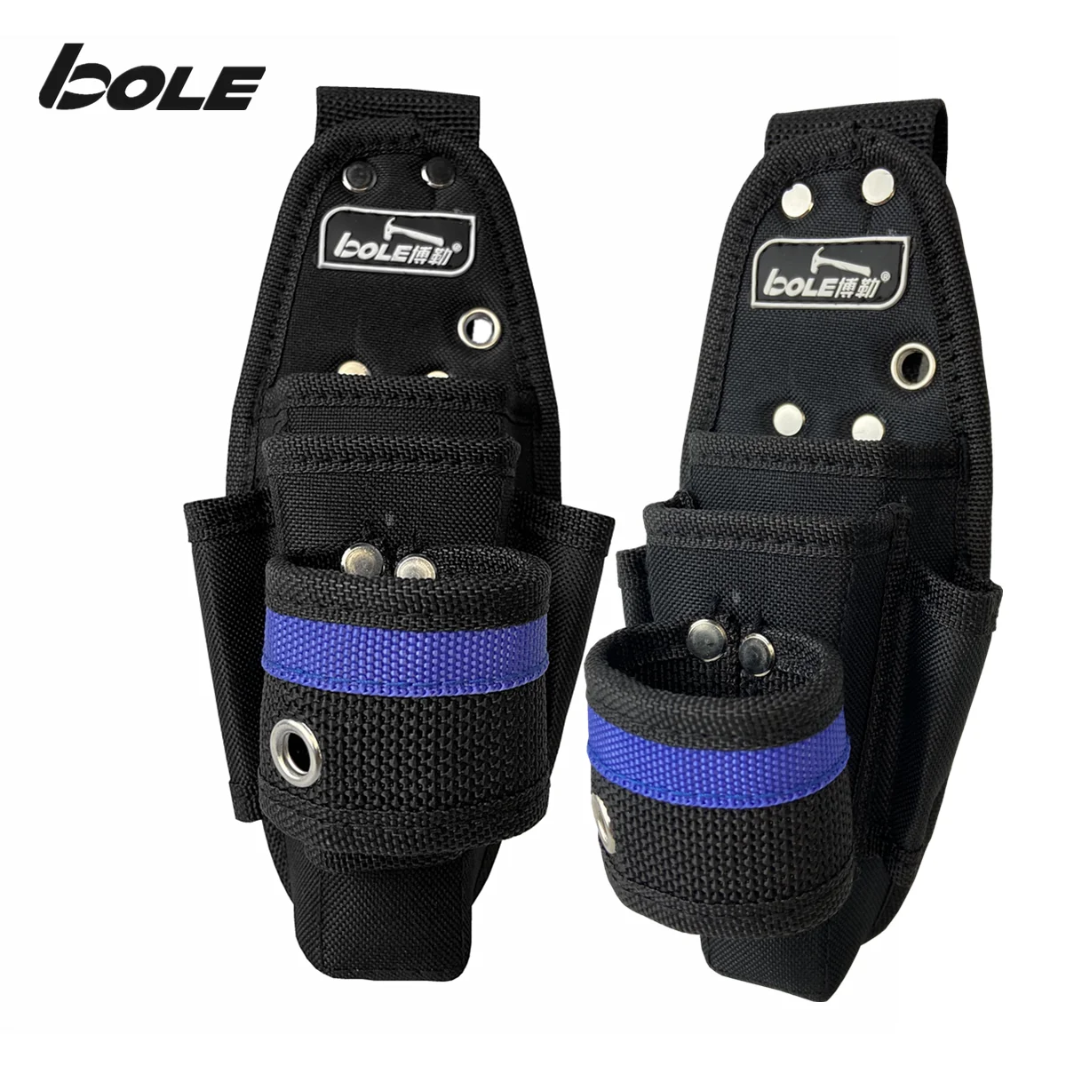 

BOLE Thickened Sturdy Hammer Wrench Pliers Screwdriver Waist Hanging Bag Tool Pocket Quick Tool Organizer