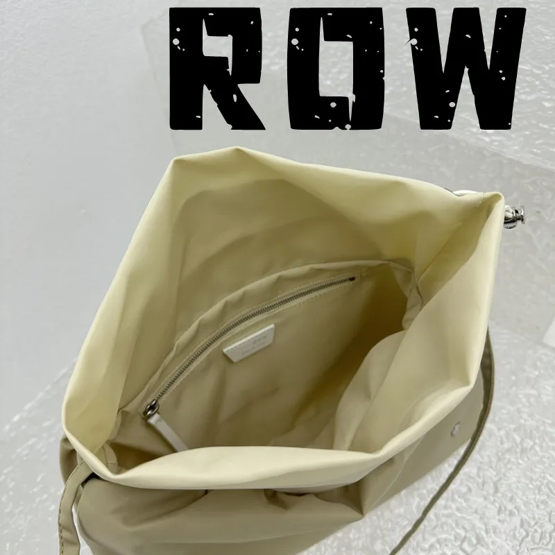 ROW2023 Women's Daily Travel Colored Nylon Fabric Fashion Design Women's One Shoulder Cloud Bag
