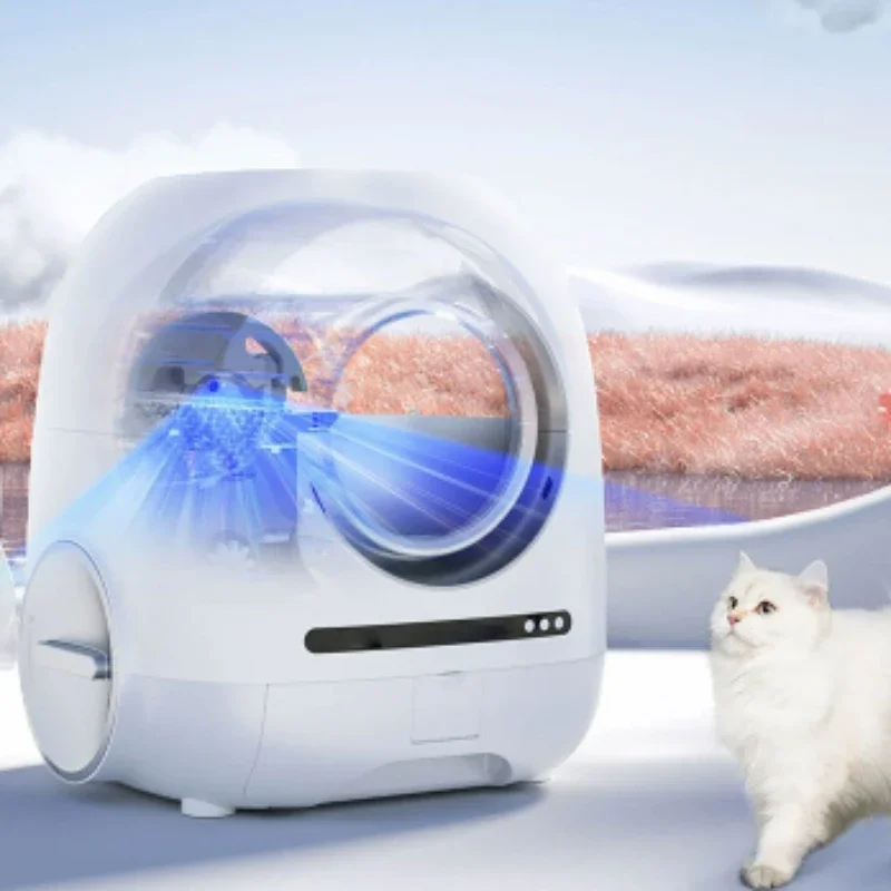 

Automatic Smart Cat Litter Box Self-cleaning Cats Toile With Wifi Video Cat Litter Tray Deodorization Arenero Gato Pet Supplies