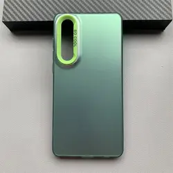 Luxury Metallic Aurora Matte Phone Cover for Xiaomi 10 (IMD green)