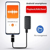 Mini voice activated recorder 500 hours digital recording device professional sound dictaphone audio micro record portable small - Image 2