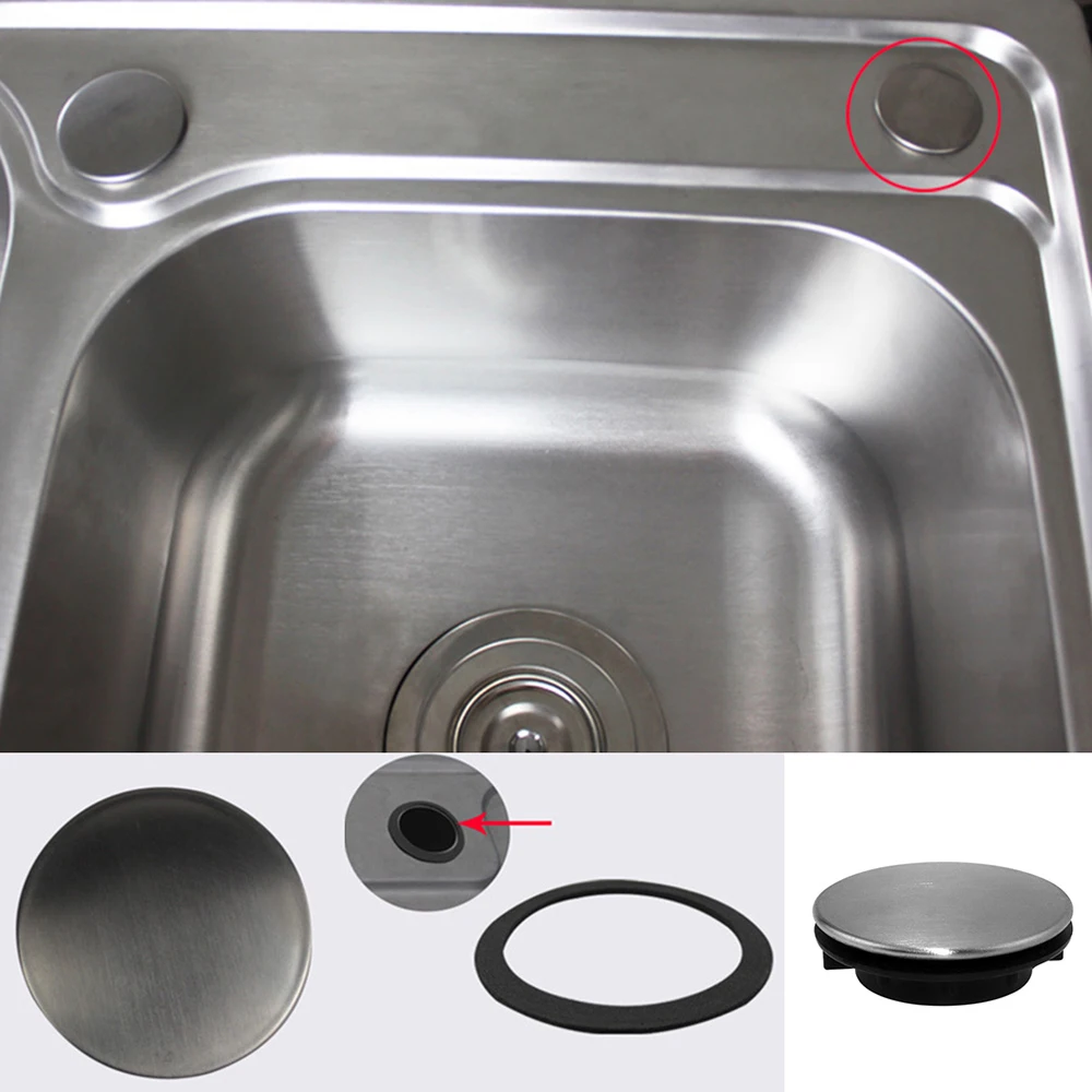 Practical Sink Tap Hole Cover Durable Sink Water Stopper Cover Sink Plugs Kitchen Sink Accessories