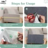Anti Cat Scratch Sofa DIY Cats Scratch Board Sofa Protection Paws Sharpen Trimmable Self-adhesive Carpet Cats Scratch Board 3