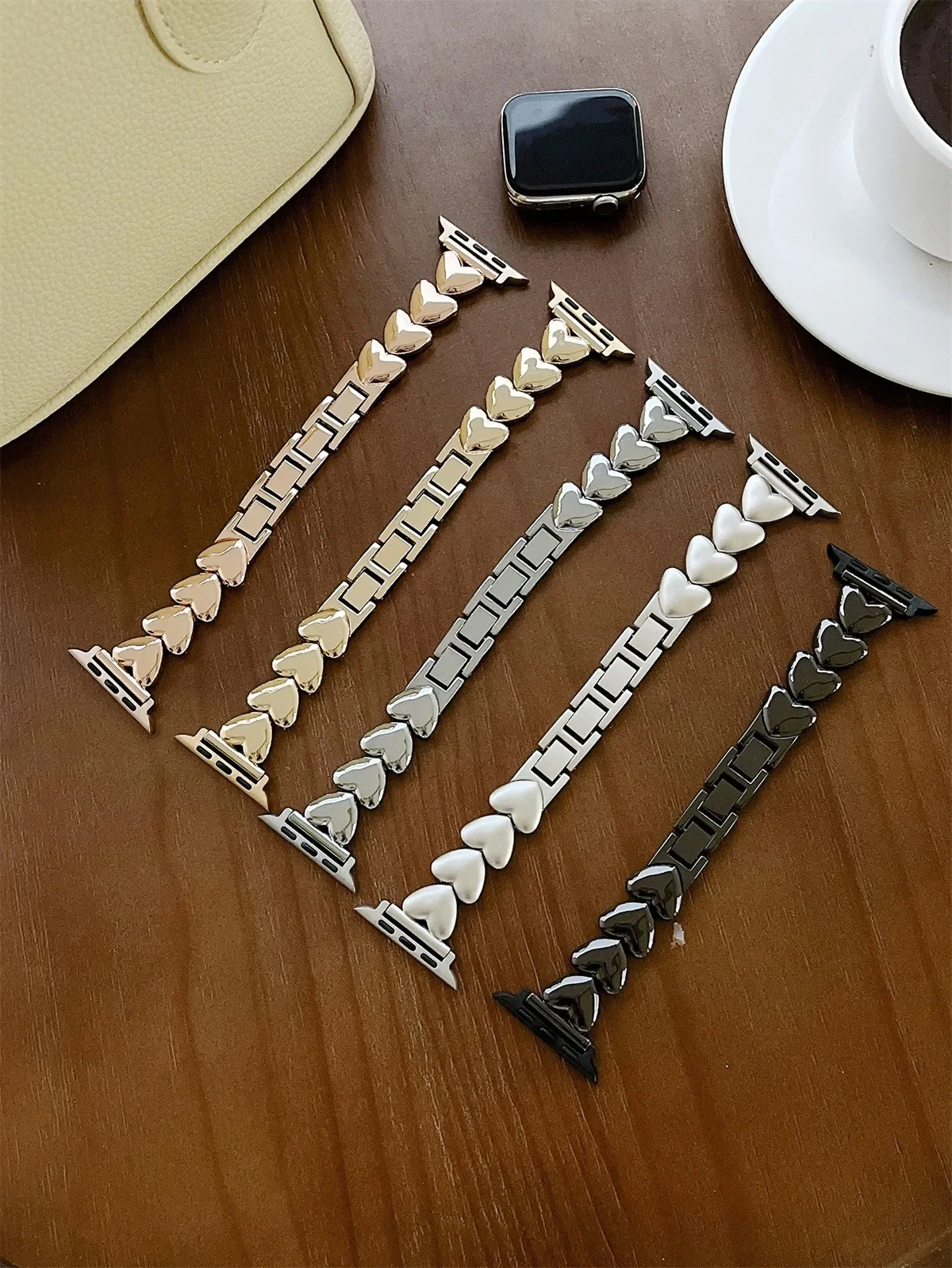 Watch Band For iWatch 42/44/45/46/49mm 38/40/41mm Metal Fashion Watch Strap For Watch Series Ultra2 Series 10/9/8/7/6/5/4/3/2/1_voghion.com
