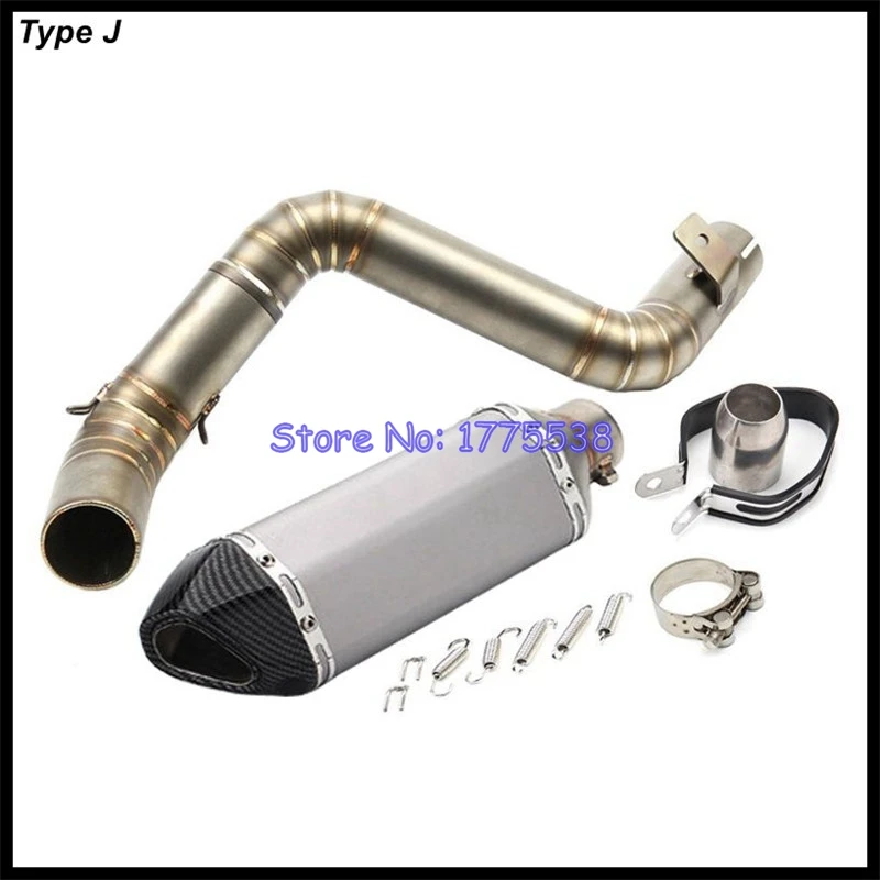 For Ktm Duke 125 200 250 390 Duke Motorcycle Exhaust Can Pot Silencer  Middle Link Pipe For Ktm 125 200 250 390 Duke Escape Moto - Exhaust   Exhaust Systems(motorcycle) - AliExpress