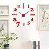 Soundless 90 To 120cm Large-sized 3D Number Poster Home Decoration DIY Wall Clock For Living Room Bedroom Study Hotel Big Decor 4