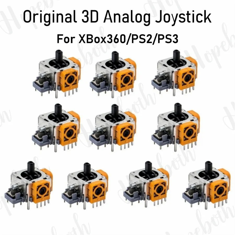 10PCS Original New XBOX 360 XBOX360 3D Analog Joystick Stick PS2 Controller Rocker Analogue F Joystick Replacement Joystick Module Game Joystick Arcade Joystick