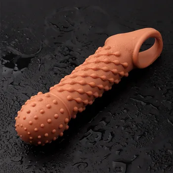 Silicone Penis Sleeve Extension Reusable Condom Delay Ejaculation Dildo Cock Extender Sexo Shop Dick Enlarge Sex Toys for Men 5
