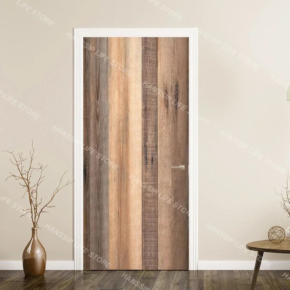 Adesivi Murali 3D Per Porte Interne, Effetto Murale, Dimensioni 95x215 Cm, Rimovibili E Impermeabili, Decorazione Casa