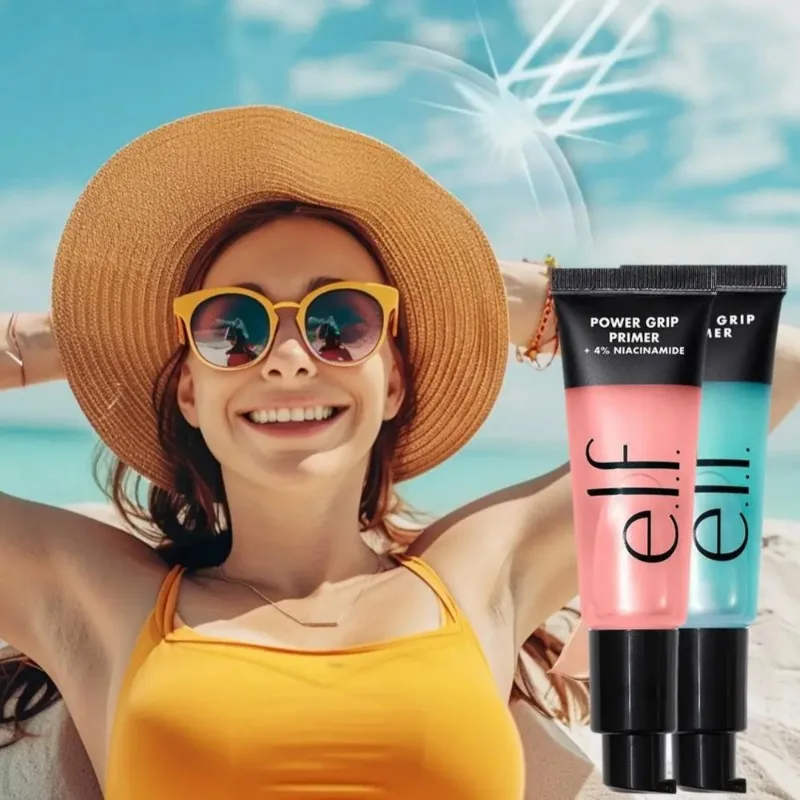 Primer per Trucco Elf a Base di Gel, Crema Idratante per il Viso, Rassodante, Lunga Durata, Migliora la Texture del Trucco - immagine 2