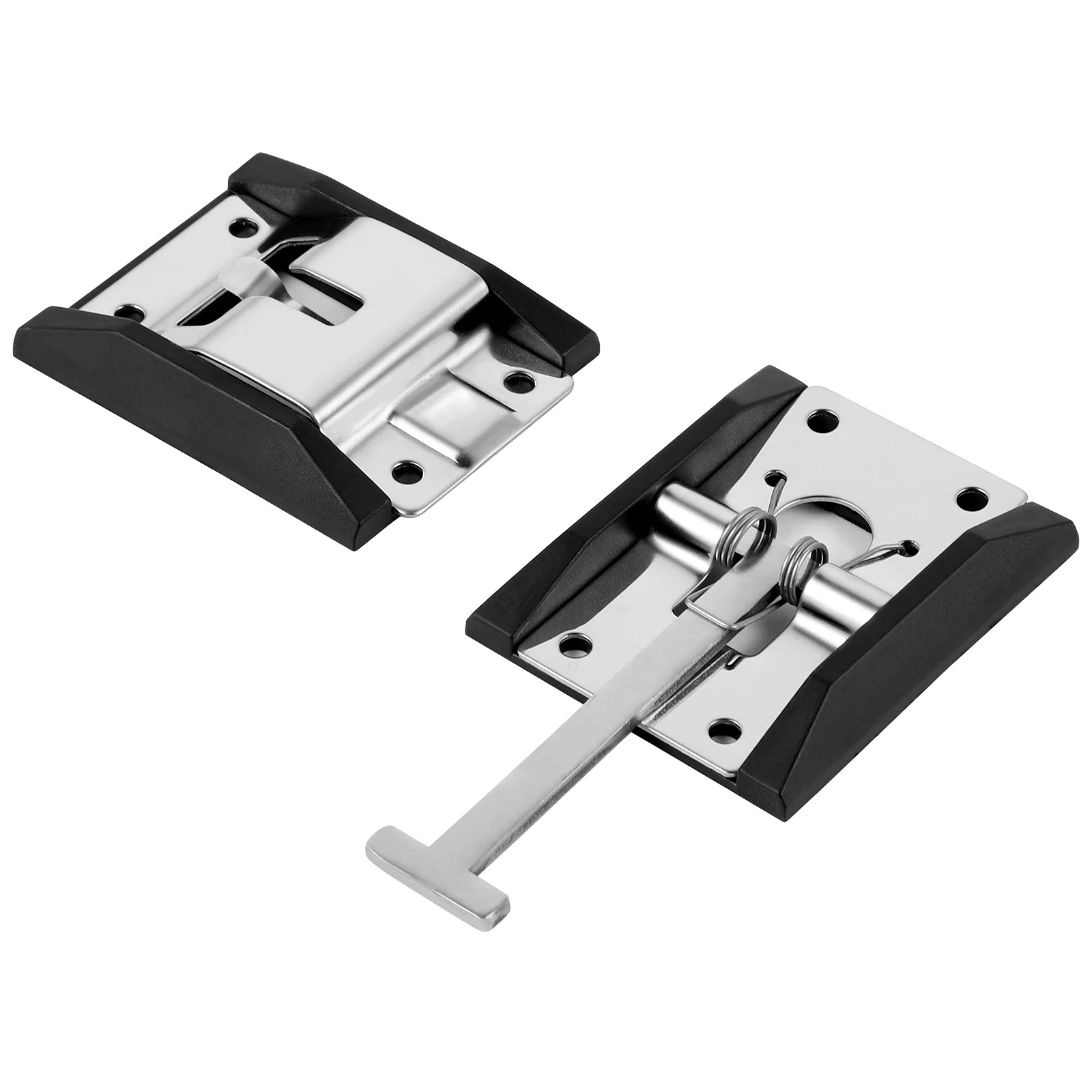 Metal T-style Entry Hook Catch Stainless Steel Holder for Trailer