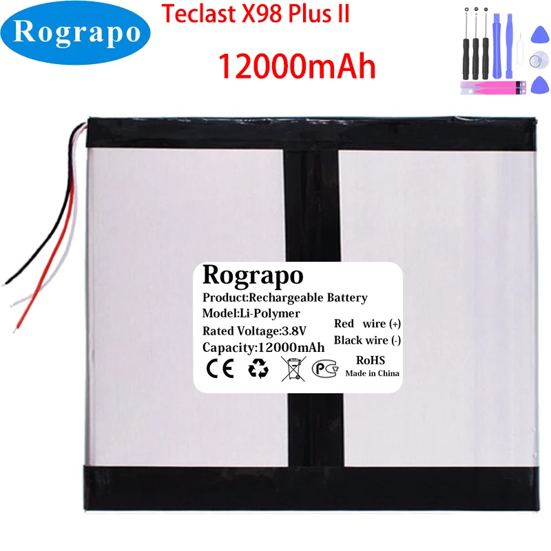 

Новый 3,8 V 12000mAh 2879127 планшетный ПК аккумулятор для Teclast X98 Plus II 2 ID:C2D7