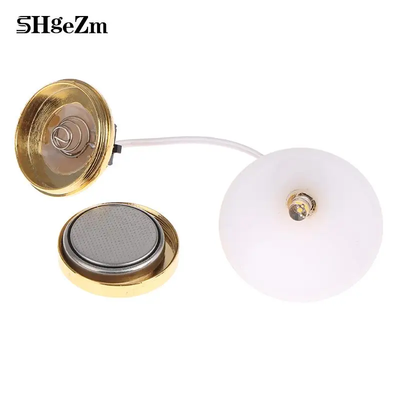 

1/6 1/12 Scale Dollhouse Accessories Miniature LED Wall Sconce Lamp, dollhouse table lamp, Battery Operated With ON/OFF Switch