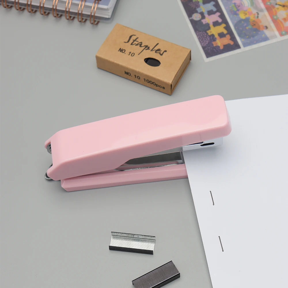 4 Box Metal Staples Black No.10 Stapler Pin Binding Supply Refill 4000 Staples Stapling Stationery For School Office Supplies