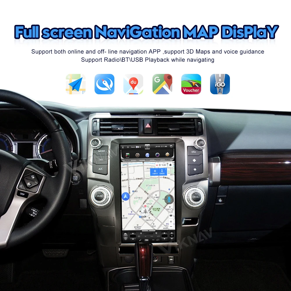 

Android Car Radio For Toyota 4Runner 2009-2019 Multimedia Player GPS Navigation Auto Stereo Audio Receiver Head Unit 128G