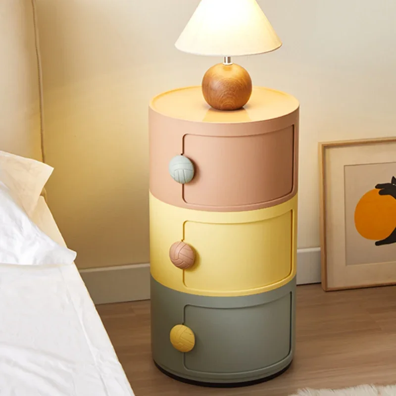 Children Kids Bedside Table Nightstands Night Tables Cabinet Drawer Storage Cute Scabeceros Infantiles Night Locker Furniture