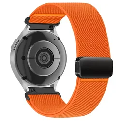 Premium Nylon Magnetic Strap - Adjustable Fit with Modern Design - 22mm - Venu4 45mm (Orange)