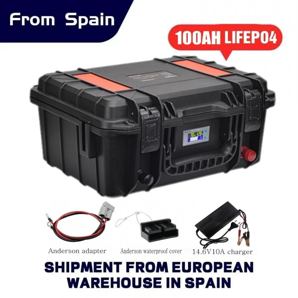 12V100AH Lifepo4 Battery Pack 120ah Waterproof Rechargeable Battery