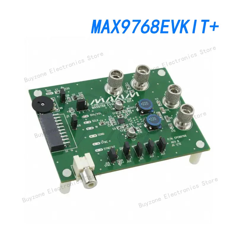 

MAX9768EVKIT+ MAX9768 mono 10WD speaker amplifier, volume controller, 10W output.
