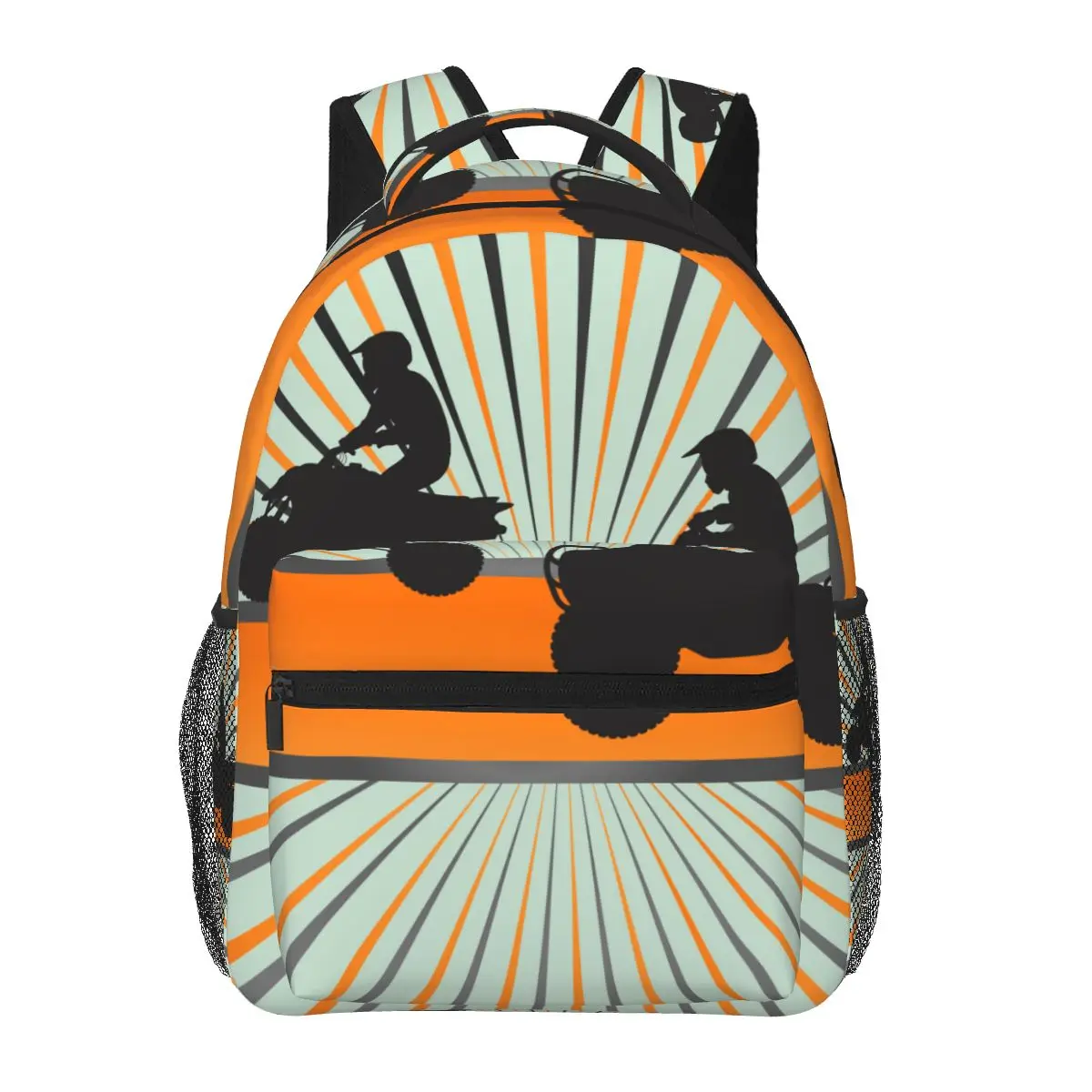 

Women Men Backpack Motocross Rider Quad Bike Travel Female Bag Male Laptop Backpack Book Bag
