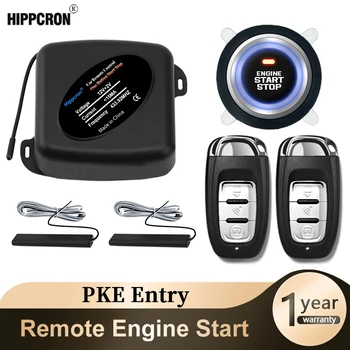 Telecomando per Auto PKE Car Keyless Entry Engine Start System pulsante Remote Starter Stop Auto Universal 12V antifurto