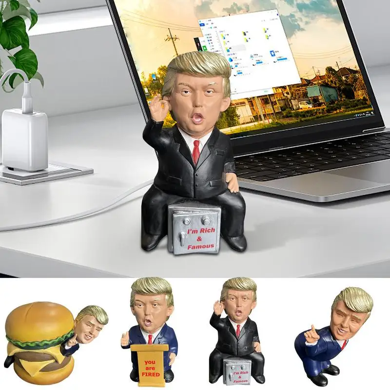 

Donald Trumpp Figure Funny Toys Decompressionn Toys DONALD J TRUMP The America President Collection Figure Toys Resin Sculpture