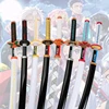 Demon Slayer Katana  Cosplay Weapons  Mitsuri Shinobu White Fire God Tanjiro Wooden Toy Sword Anime Character Props 1