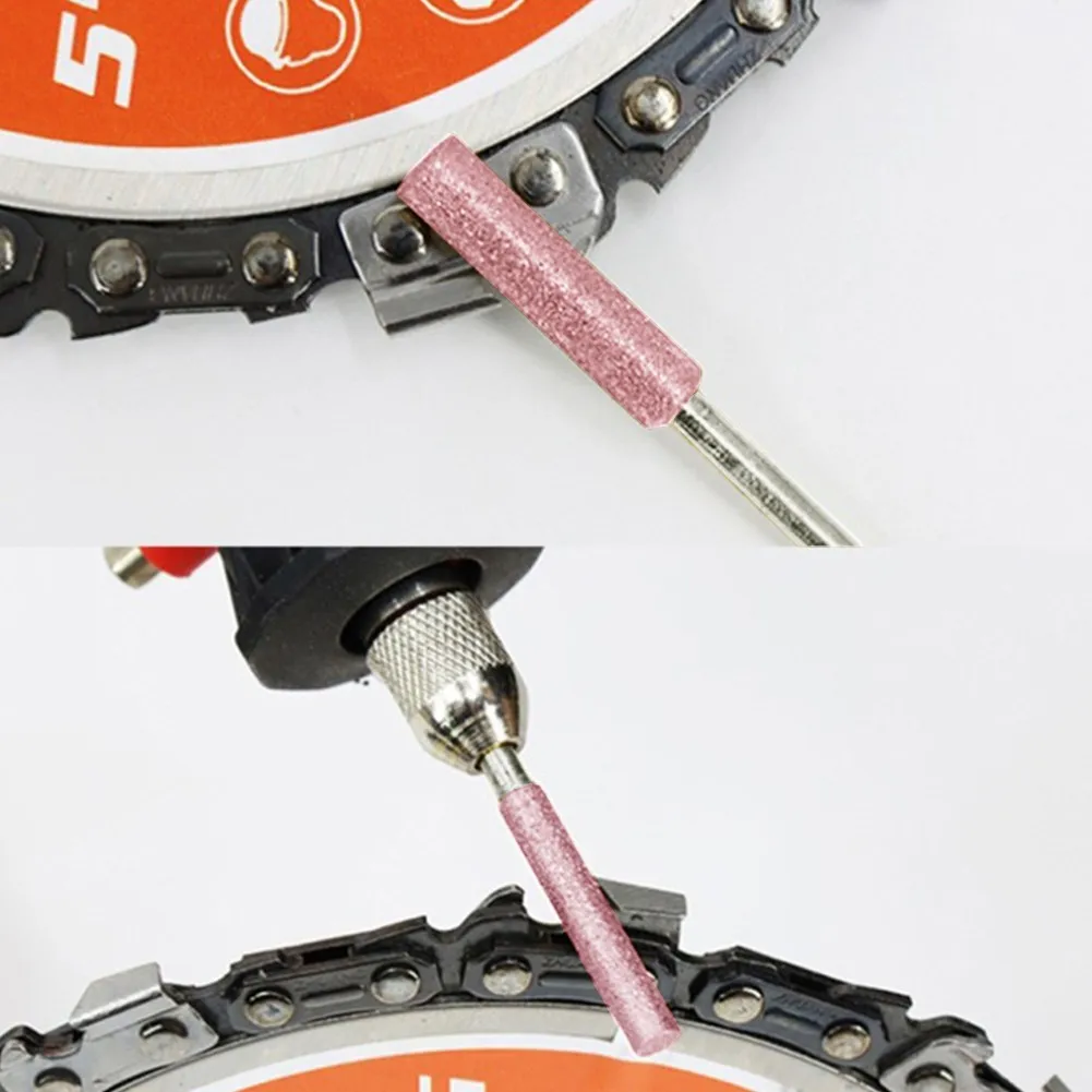 

2PCS Chainsaw Sharpener Burr 3mm Shank 4/4.8/5.5mm Grinder Chain Saw Drill Carving Grinding Tools Power Tools Accessories