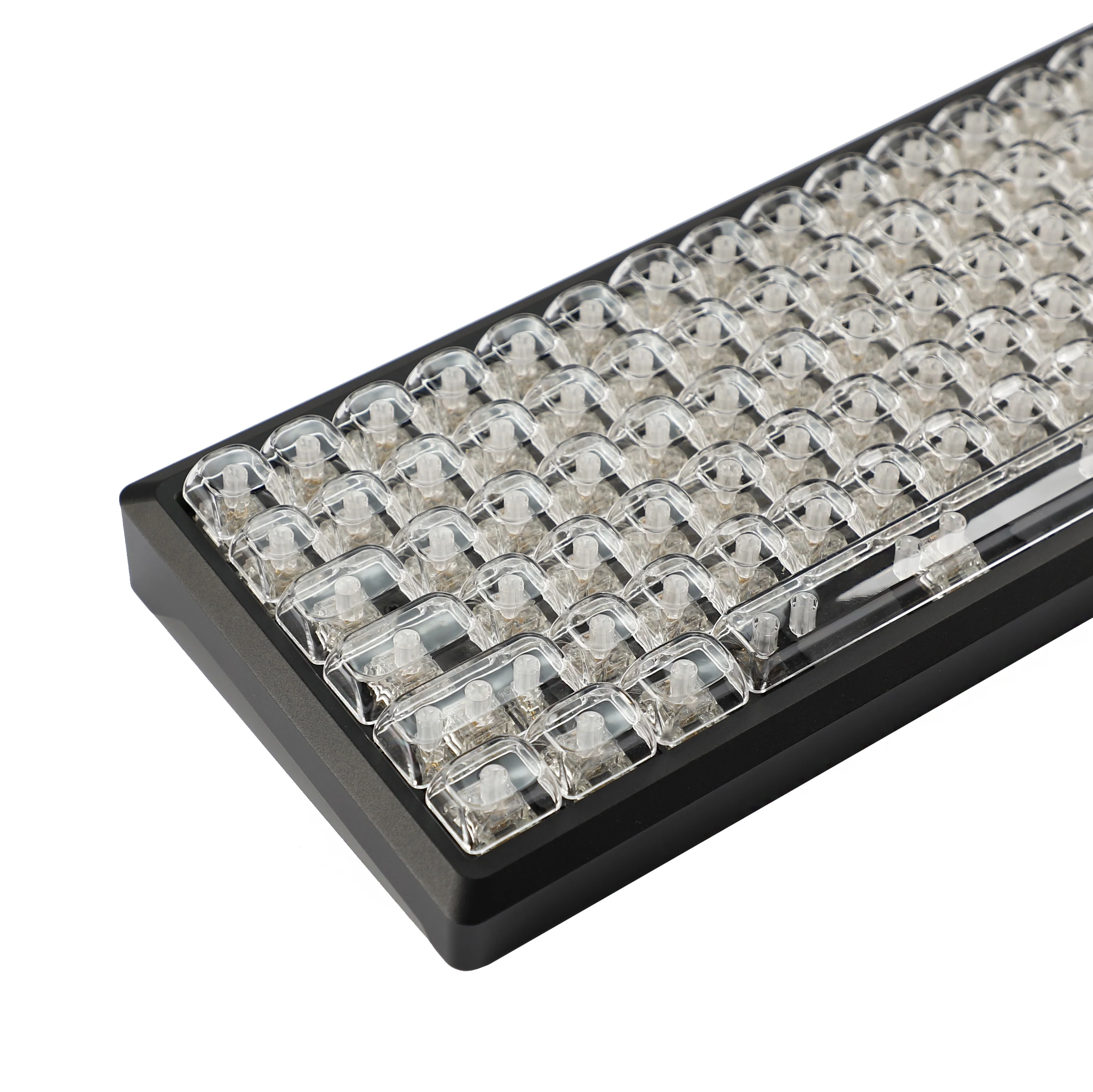 YMDK 129 키 MOA 프로필 미니멀리즘 흰색 투명 빈 PBT 염료 서브 키캡 MX 기계식 키보드 61/68/84/87/100/104/108