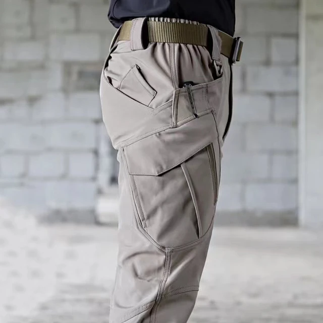 Men Elastic Camping Hiking Trekking Fishing Climbing Outdoor Sports Trousers Spring Autumn Fall Cargo Tactical Quick Dry Pants 1