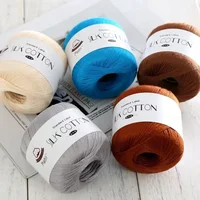 Silk Lace Cotton Milk Crochet Yarn Baby Hand-Knitted Warm Soft Knitting Thread for Hand Knitting Supplies Cross Stitch for DIY 1