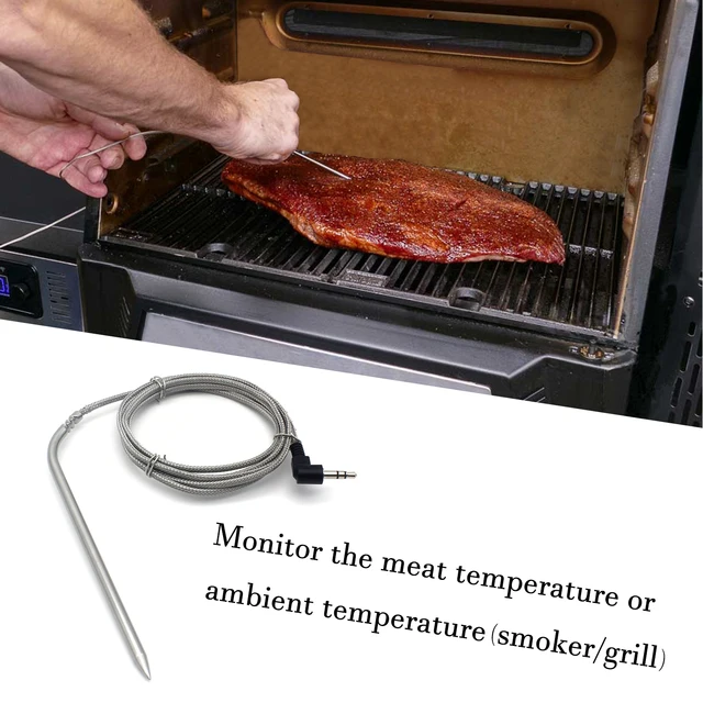 Bbq Cserealkatrészek Hússzonda Magas Hőmérsékletű Kompatibilis A Camp Chef Pellet Grills-Rel Diy Dohányos Grillekkel - Image 5