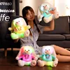 28cm Creative Light Up Led Long Ears Rabbit Stuffed Animals Plush Toy Colorful Bunny Glowing Christmas Gift For Kids Pillow 1
