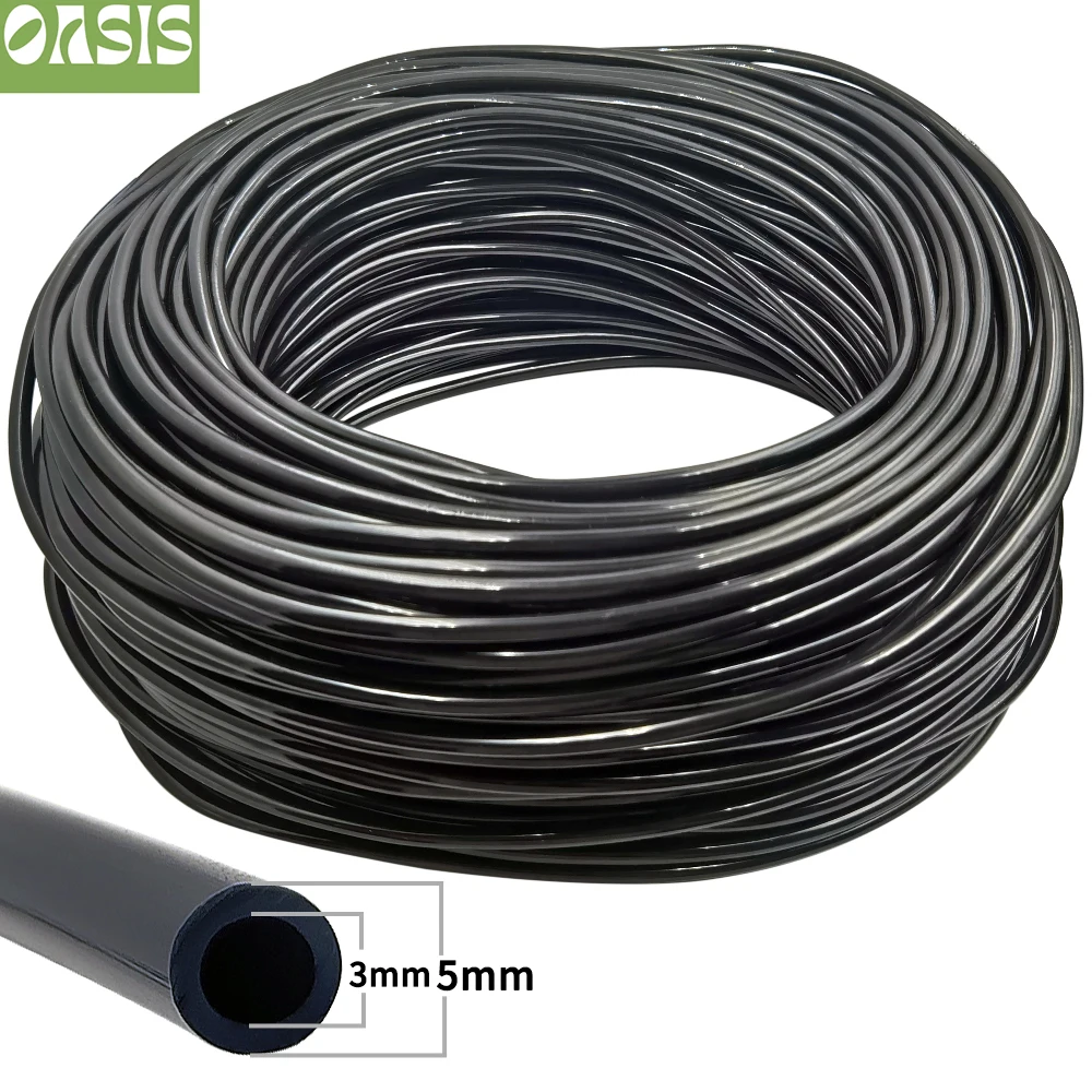 Garden Watering 3/5mm Hose Irrigation Pipe 1/8'' Tubing Greenhouse Bonsai Plant Flower Drip Arrow Dripper Sprinkler Oasis 5-140m garden hose water hose expandable hose plastic hose drip irrigation system