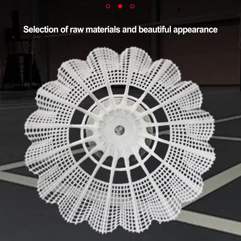 Badminton Balls White Gooses Feather Practice Shuttlecock