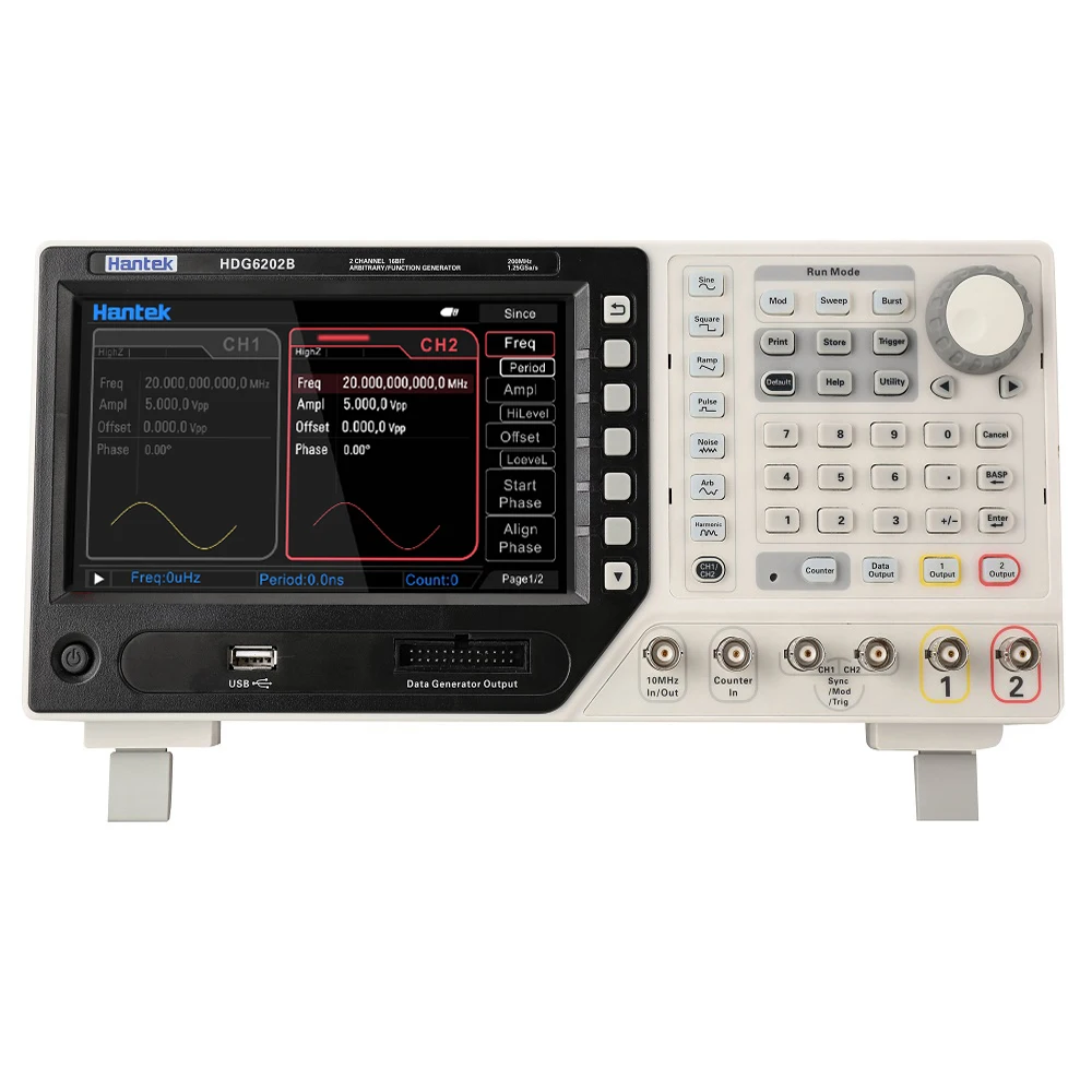 

Hantek HDG6000B Series 2 Channels Arbitrary Waveform Generator Pulse Generator Function Generator HDG6202B HDG6162B