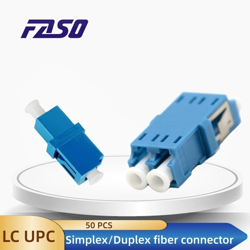 

LC duplex fiber optic adapter Simplex SC footprint blue fiber coupler DX connector UPC SM free shiping 0.2db