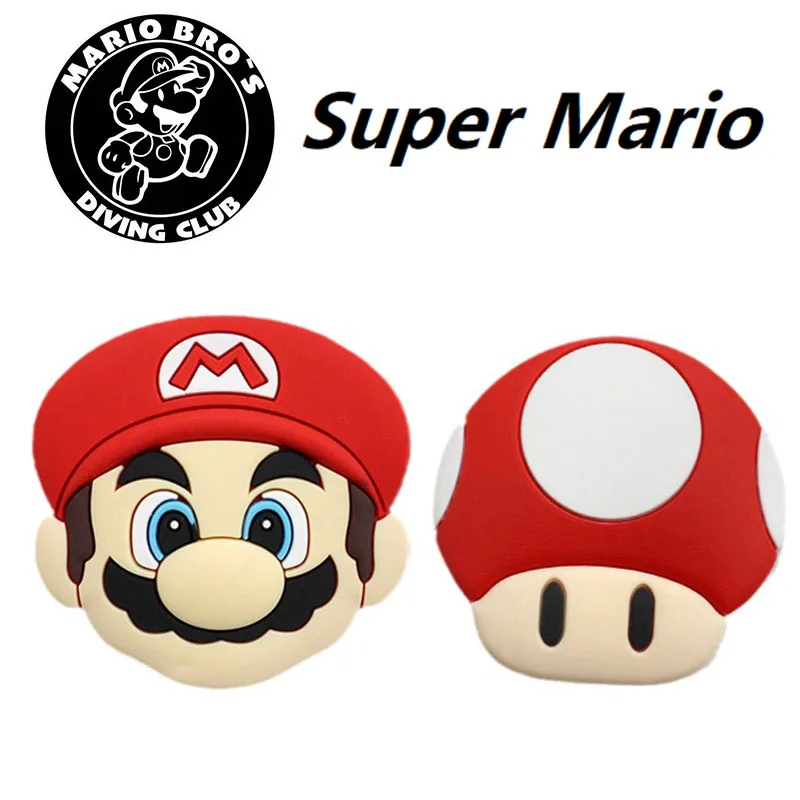 

Anime Figure Super Mario Bros Game Model Soft Adhesive PVC Patch DIY Shoe/phone/computer Accessory Festival Gift Wholesale