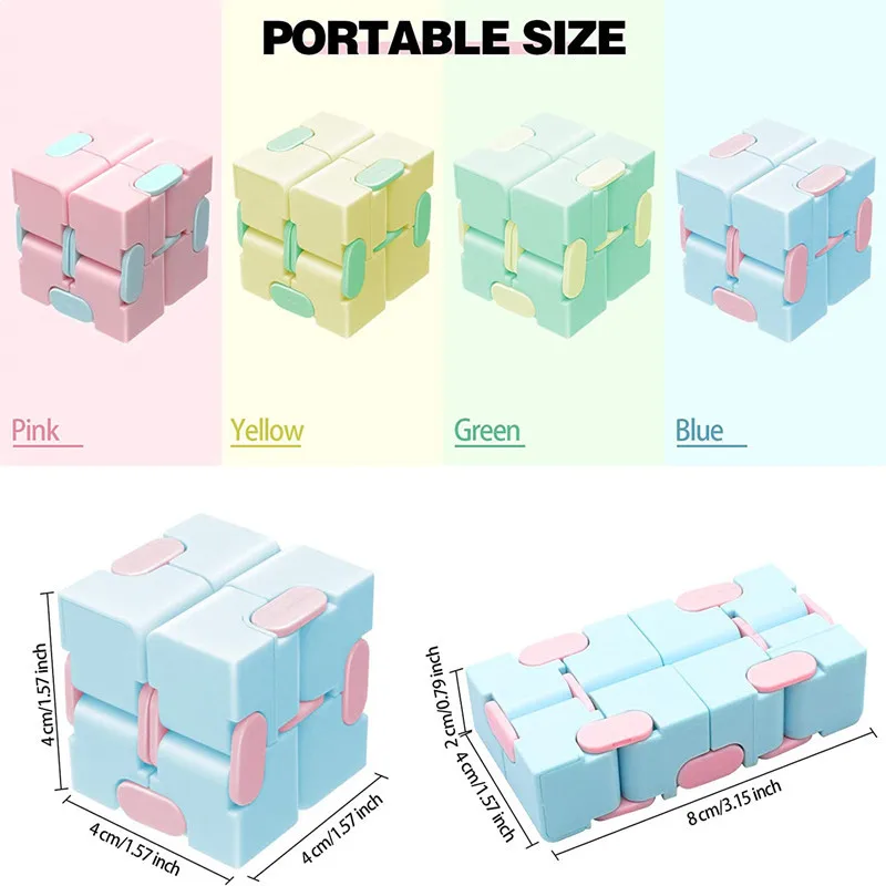 Anti Stress Toys Infinity Magic Cube Four Corner Maze Fidgets