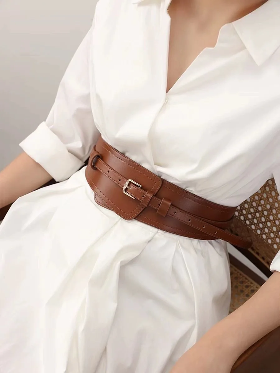 chinese dress ladies Women's Wide Belt Stretchy Dress Belts main image 1