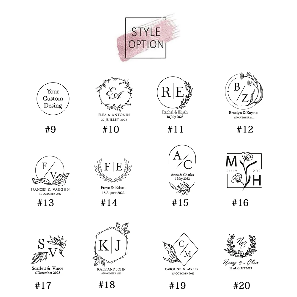 Description Picture 4 of itemPersonalized Beverage Napkins Custom Stamped Cocktail All Occasion Foil Printed Wedding, Bridal Shower, Graduations