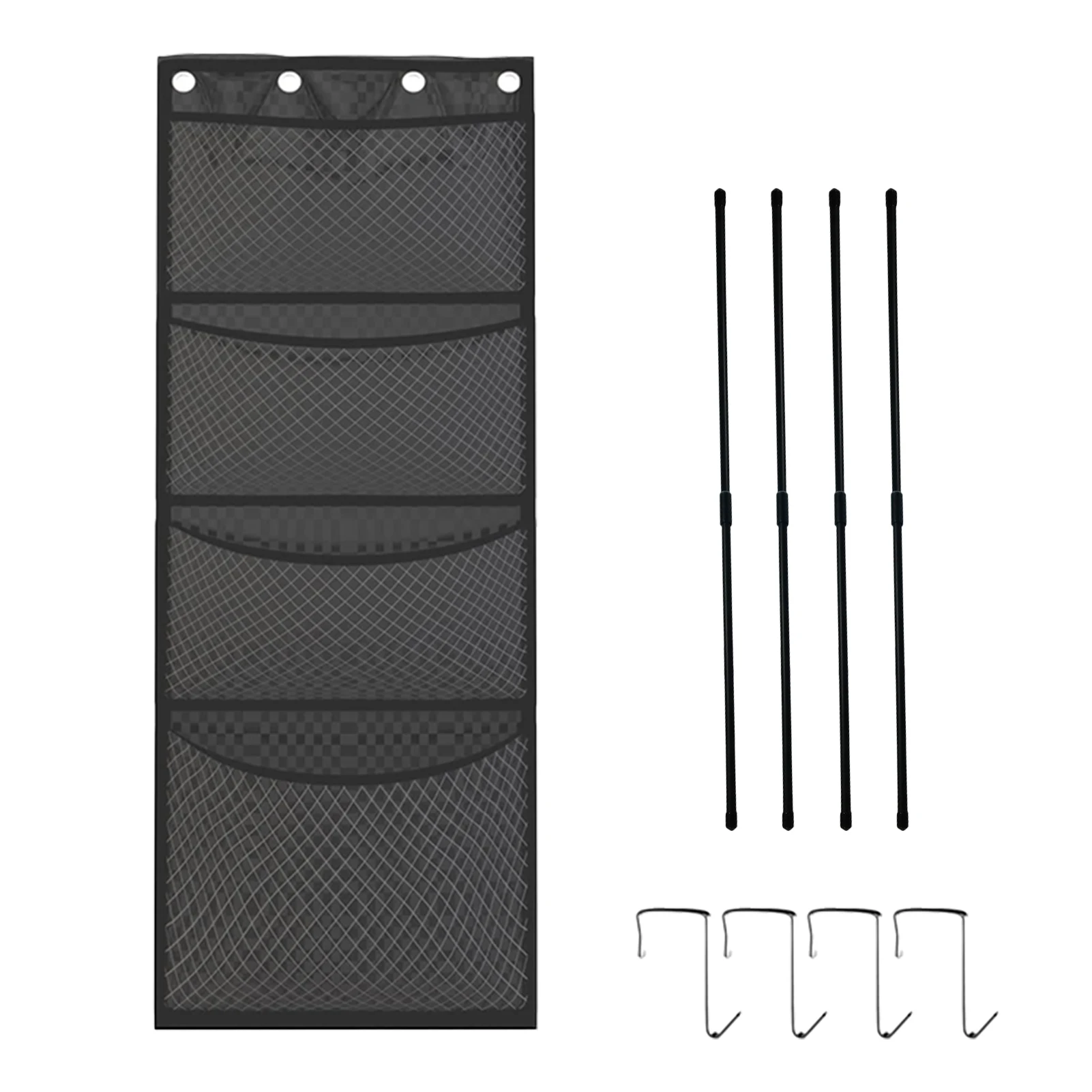 

Hammock Bedroom Storage Pouch Closet Hanging Door Organizer Stuffed Animal Nursery Baby Pockets Bathroom Portable TEDDY
