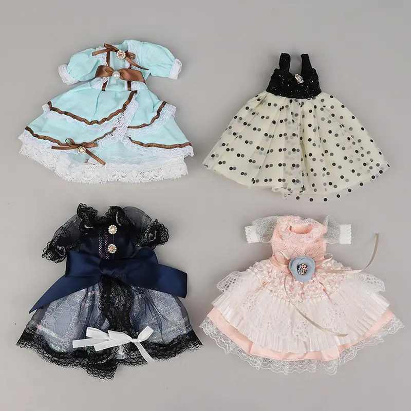 

1/6 BJD Doll Clothes Girl Dress Fashion Sling Pleated Skirt Lolita Student Wear Doll Clothes Fits 30cm 1/6 BJD SD 13 Blyth Doll