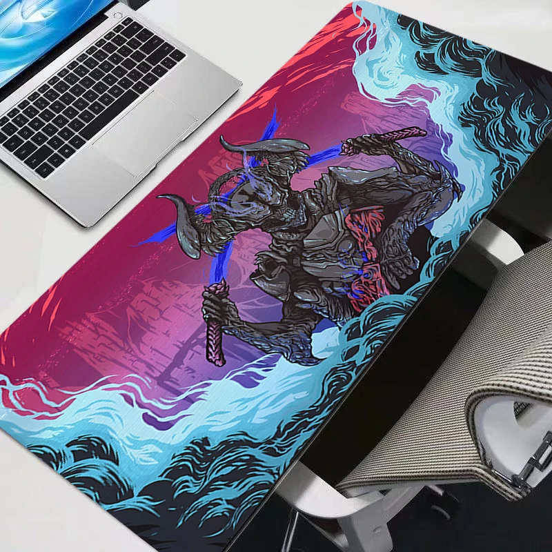 Mouse Pad Gamer Mousepads Big Gaming Devil Demon Mousepad Mouse Mat Large Keyboard Mat Desk Pad For Computer Laptop Mouse Pads 5