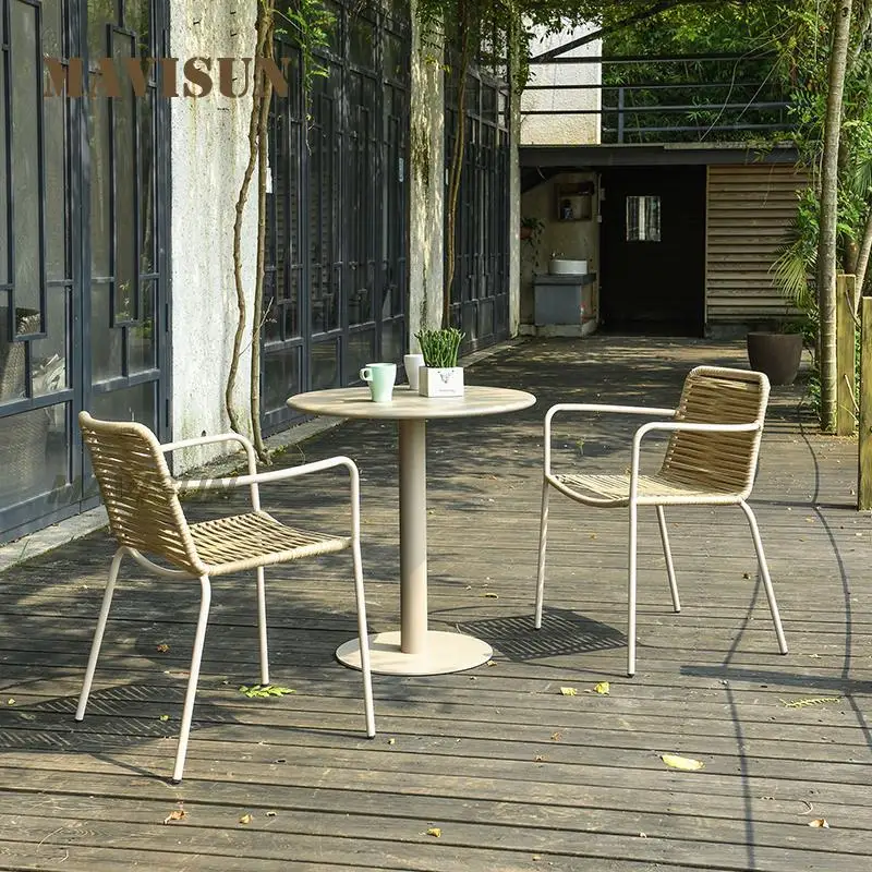 Outdoor Table And Chair Courtyard Garden Balcony Small Coffee Table And