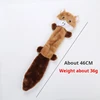Pet Puppy Supplies Squirrel Dog Plush Chew Toy Bite Resistant Sound Interactive Squeaky Indestructible dogs Toys Soft Rattles 5